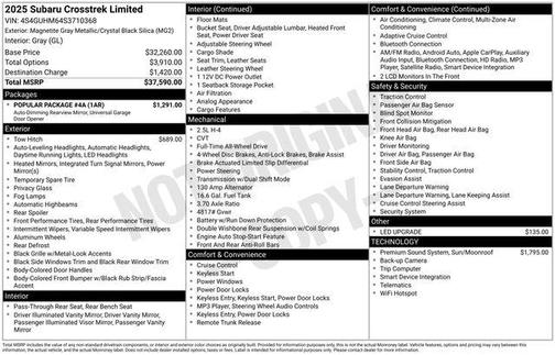 2025 Subaru Crosstrek Limited