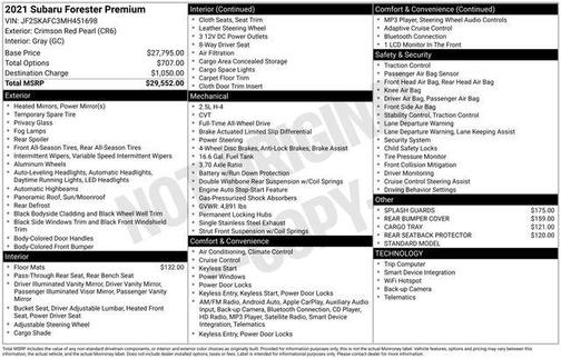 2021 Subaru Forester Premium