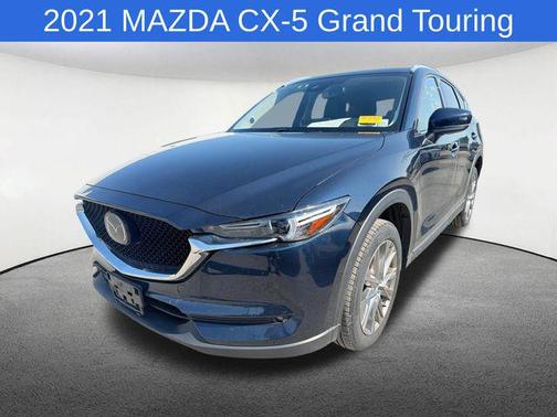 Deep Crystal Blue Mica 2021 Mazda CX-5 Grand Touring
