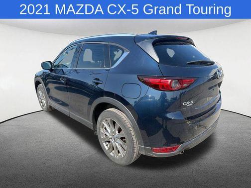 Deep Crystal Blue Mica 2021 Mazda CX-5 Grand Touring
