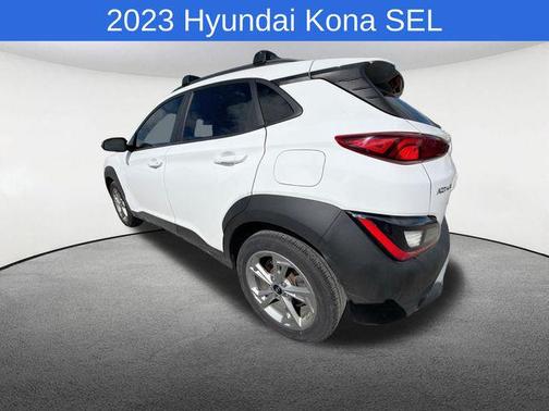 Lunar White 2023 Hyundai KONA SEL