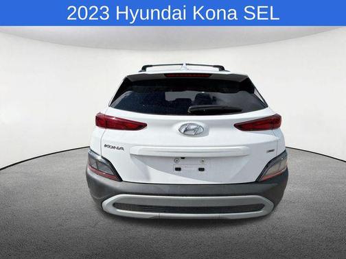 Lunar White 2023 Hyundai KONA SEL