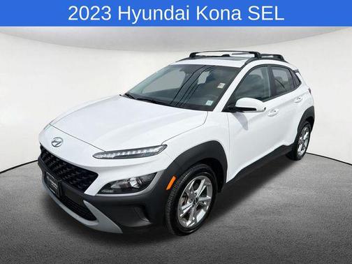 Lunar White 2023 Hyundai KONA SEL