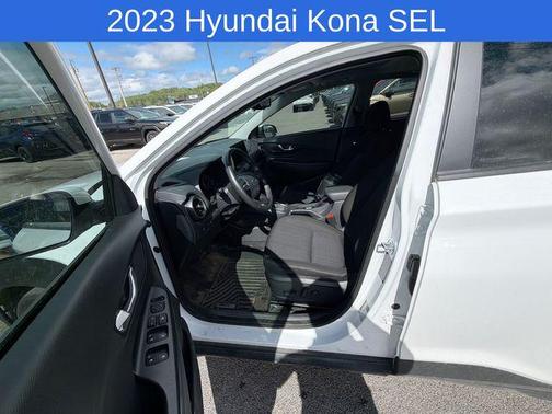 Lunar White 2023 Hyundai KONA SEL