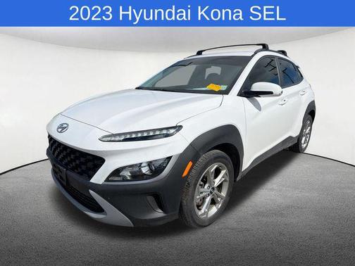 Lunar White 2023 Hyundai KONA SEL