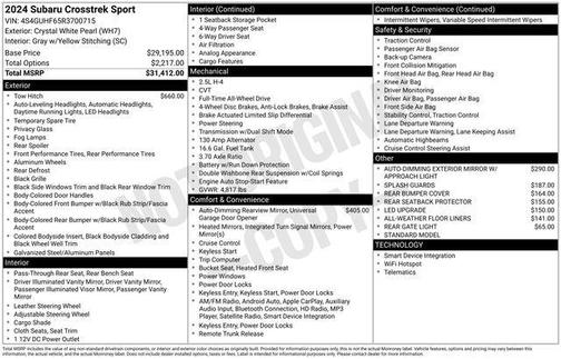 2024 Subaru Crosstrek Sport