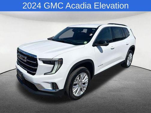 Summit White 2024 GMC Acadia AWD Elevation