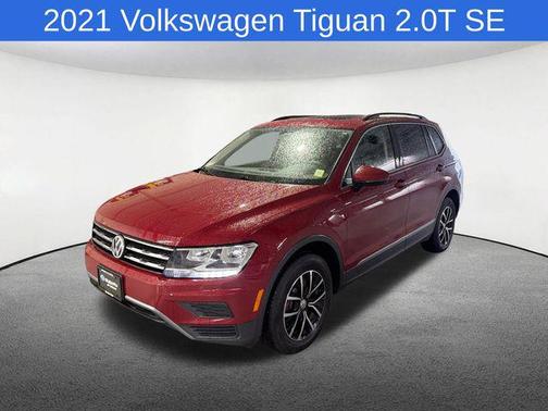 Cardinal Red Metallic 2021 Volkswagen Tiguan 2.0T SE 4MOTION