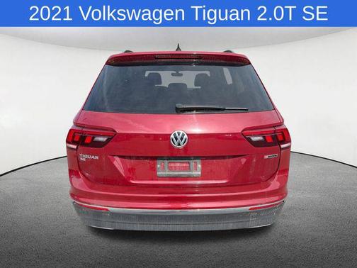 Cardinal Red Metallic 2021 Volkswagen Tiguan 2.0T SE 4MOTION