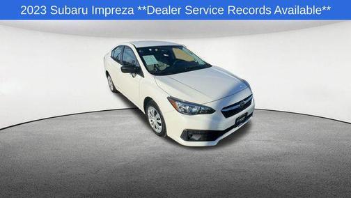 Crystal White Pearl 2023 Subaru Impreza Base