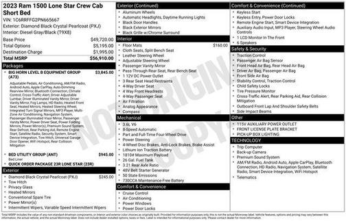 2023 RAM 1500 Big Horn/Lone Star