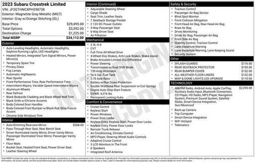 2023 Subaru Crosstrek Limited
