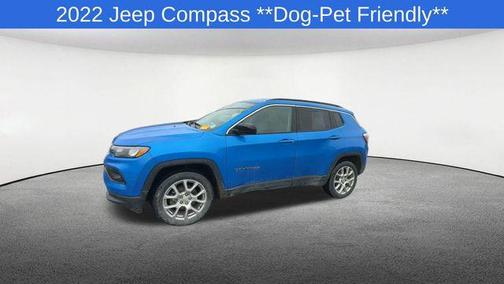 Laser Blue Pearlcoat 2022 Jeep Compass Latitude Lux