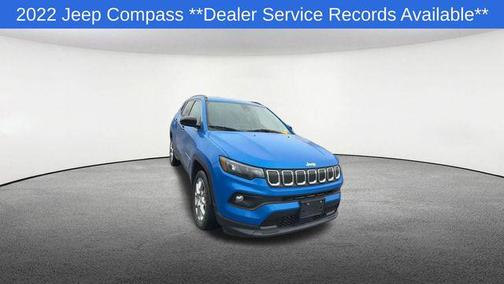 Laser Blue Pearlcoat 2022 Jeep Compass Latitude Lux
