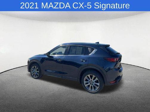 Deep Crystal Blue Mica 2021 Mazda CX-5 Signature