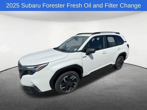 Crystal White Pearl 2025 Subaru Forester Hybrid Limited