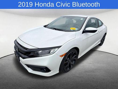White Orchid Pearl 2019 Honda Civic Sport