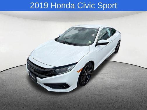 White Orchid Pearl 2019 Honda Civic Sport