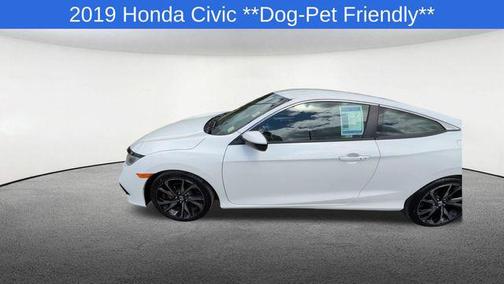 White Orchid Pearl 2019 Honda Civic Sport