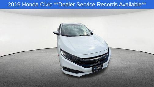 White Orchid Pearl 2019 Honda Civic Sport