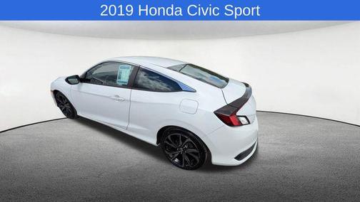 White Orchid Pearl 2019 Honda Civic Sport