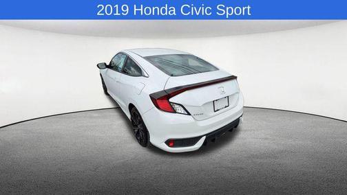 White Orchid Pearl 2019 Honda Civic Sport