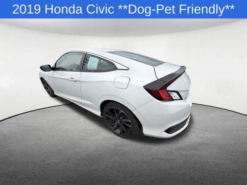 White Orchid Pearl 2019 Honda Civic Sport