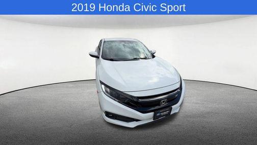 White Orchid Pearl 2019 Honda Civic Sport