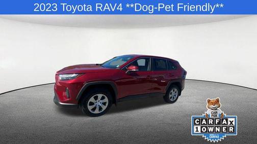 Ruby Flare Pearl 2023 Toyota RAV4 LE