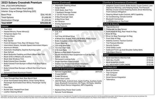 2023 Subaru Crosstrek Premium