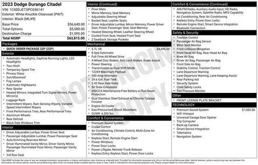 2023 Dodge Durango Citadel AWD