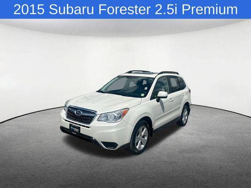 Satin White Pearl 2015 Subaru Forester 2.5i Premium