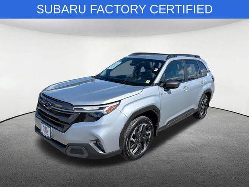 Ice Silver Metallic 2025 Subaru Forester Hybrid Limited