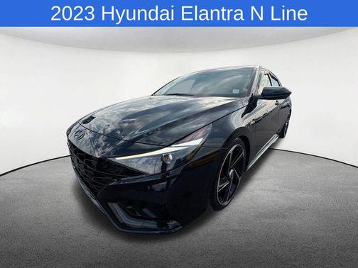 Phantom Black 2023 Hyundai ELANTRA N Line