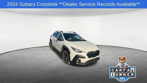 Crystal White Pearl 2024 Subaru Crosstrek Premium