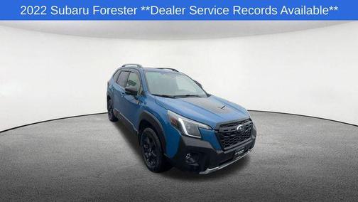 Geyser Blue 2022 Subaru Forester Wilderness