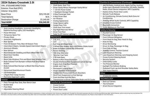 2024 Subaru Crosstrek Base