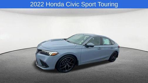 Morning Mist Metallic 2022 Honda Civic Sport Touring