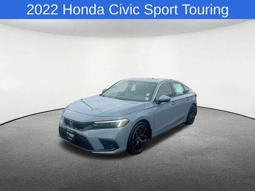 Morning Mist Metallic 2022 Honda Civic Sport Touring
