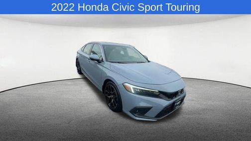 Morning Mist Metallic 2022 Honda Civic Sport Touring