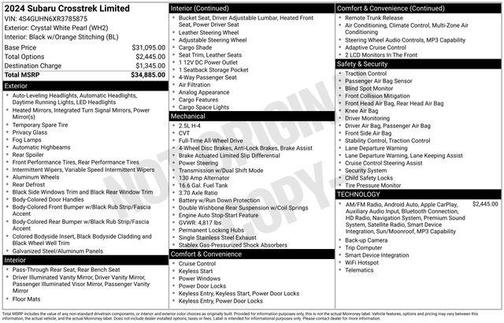 2024 Subaru Crosstrek Limited