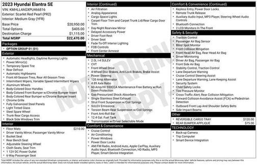 2023 Hyundai ELANTRA SE