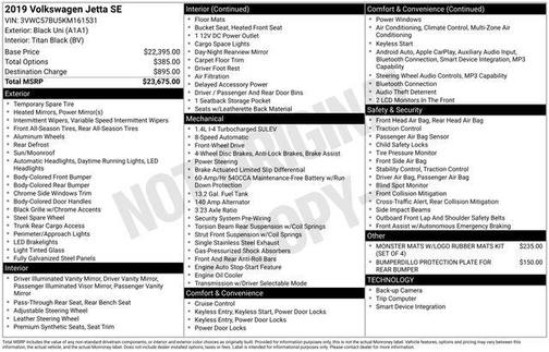 2019 Volkswagen Jetta 1.4T SE