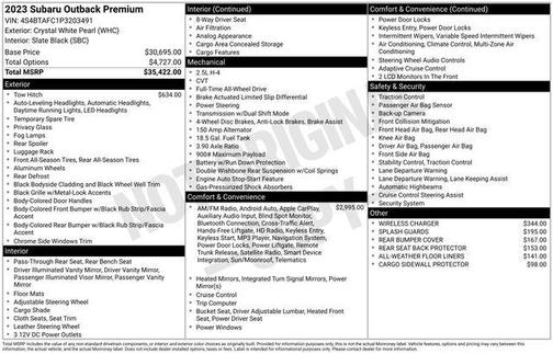2023 Subaru Outback Premium