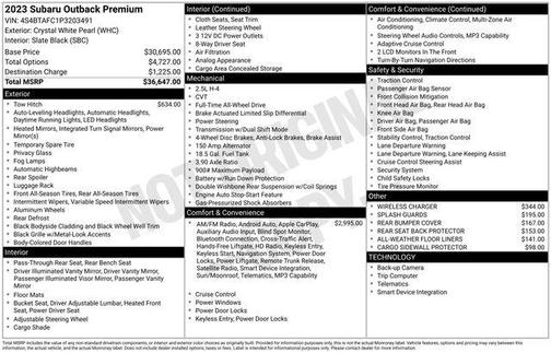 2023 Subaru Outback Premium