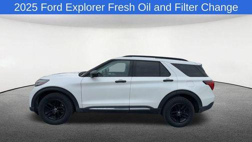 Star White Metallic Tri-Coat 2025 Ford Explorer Active