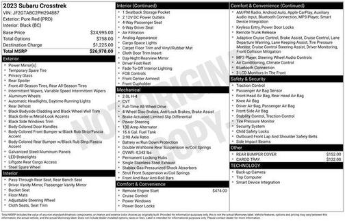 2023 Subaru Crosstrek Base
