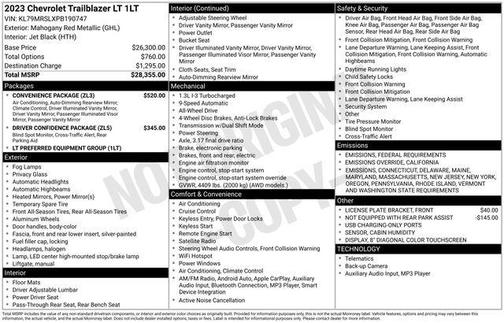 2023 Chevrolet Trailblazer LT