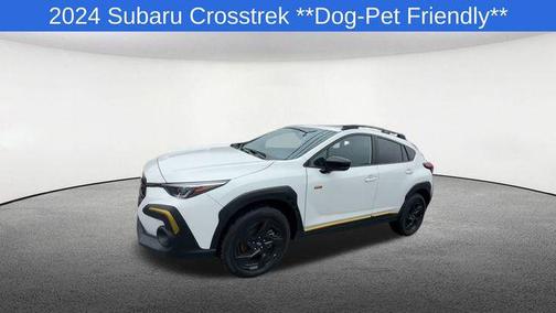 Crystal White Pearl 2024 Subaru Crosstrek Sport