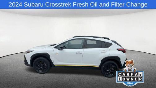 Crystal White Pearl 2024 Subaru Crosstrek Sport